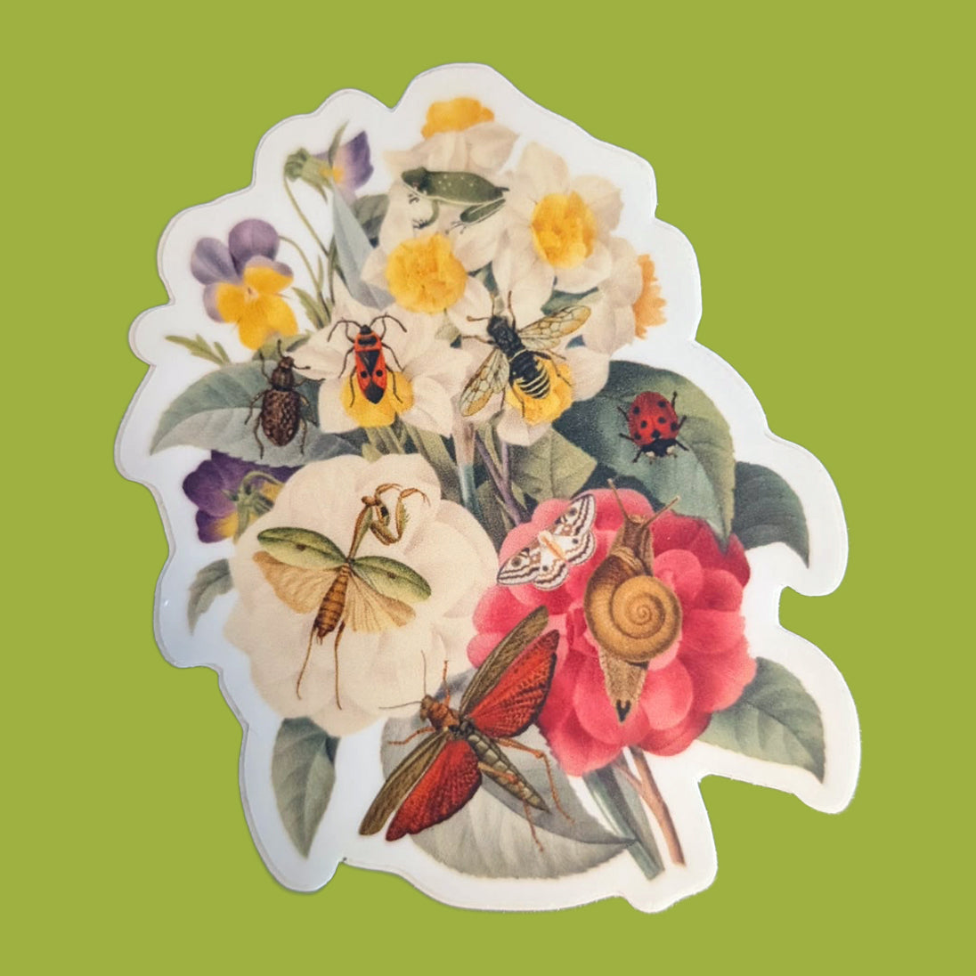 Flowers and Bugs!!! The Sticker