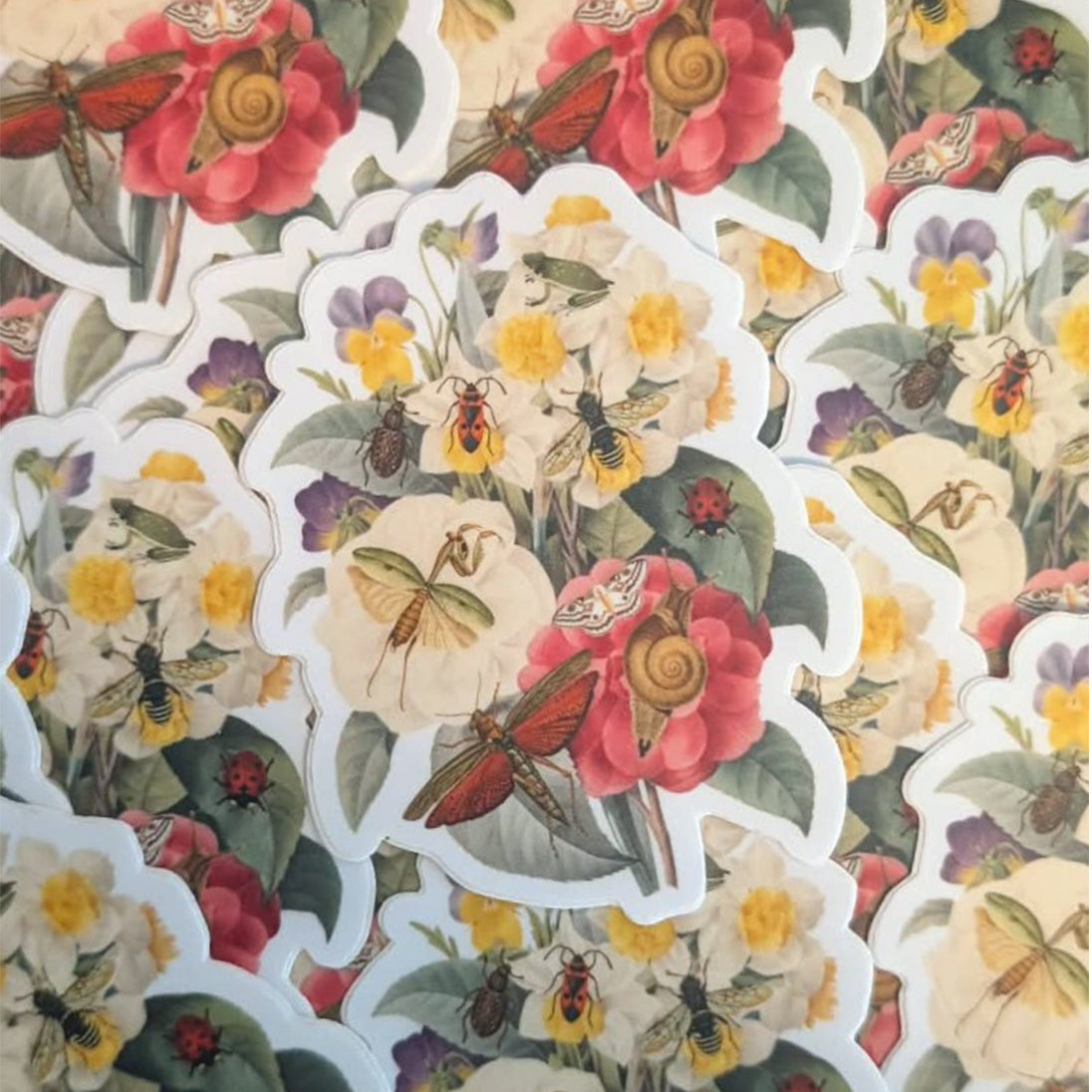 Flowers and Bugs!!! The Sticker