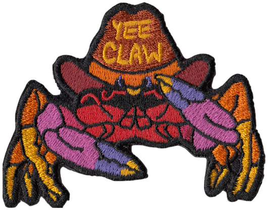 Yee Claw Crab Iron-On Patch