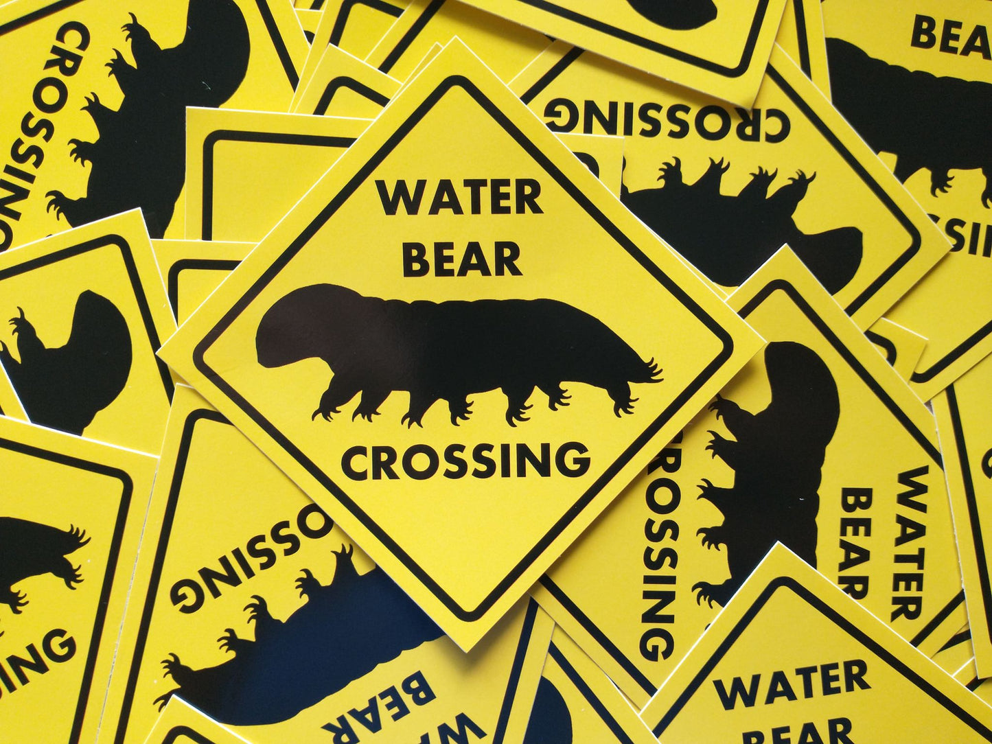 Water Bear Crossing Sticker